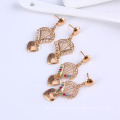 24723 Wholesale customized jewelry Muslim style sector shaped drop earrings for women